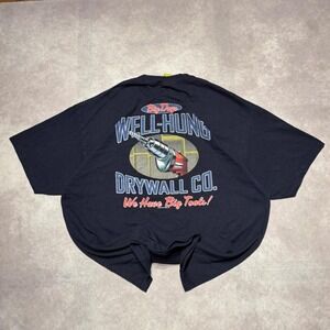 Vintage Big Dogs Well Hung Funny Graphic T Shirt Size XL Novelty Tee